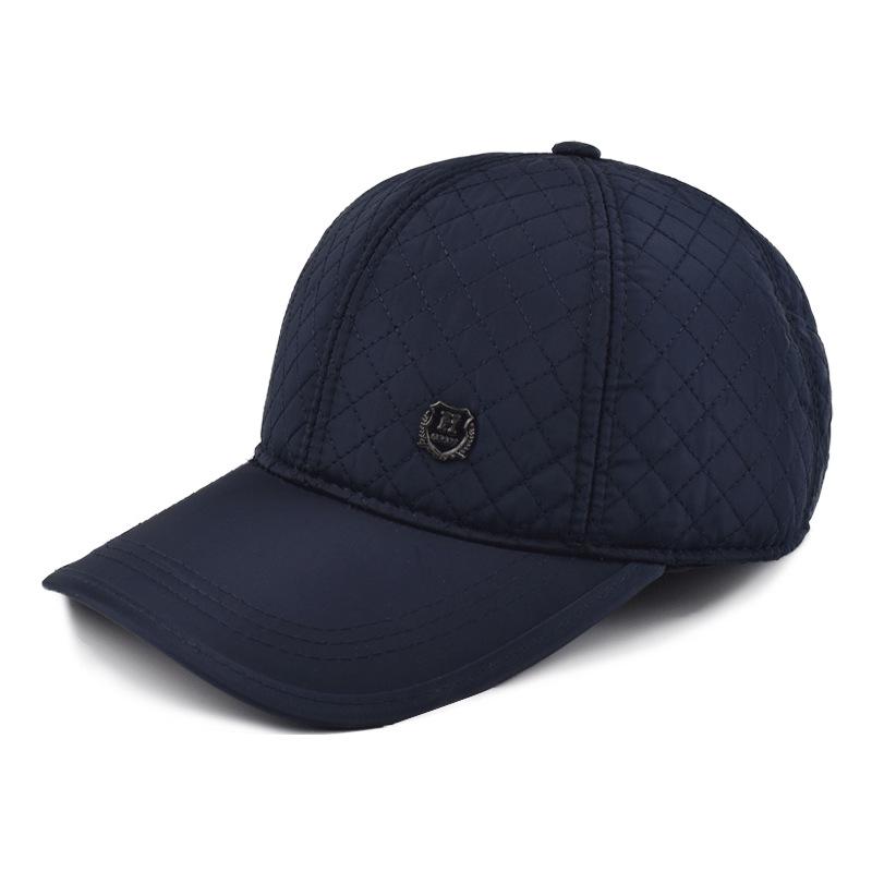 Мужская зимняя бейсболка с защитой ушей для среднего и пожилого возраста – Модная шляпа Осень/Зима One Size