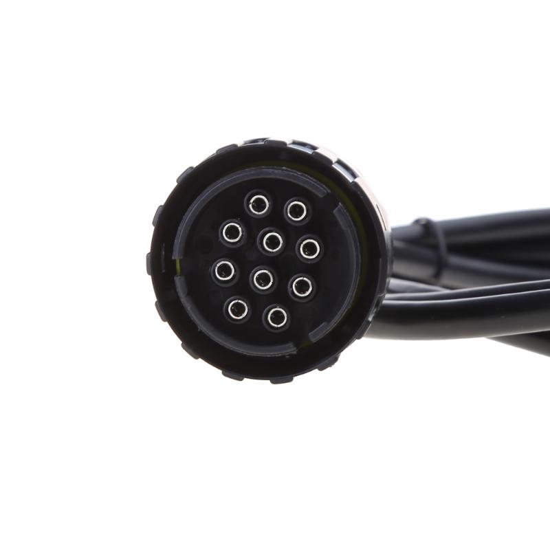 Adaptérový kabel 10 pinů na 16 pinů OBD2 Konektor adaptéru Diagnostický kabel Odolný