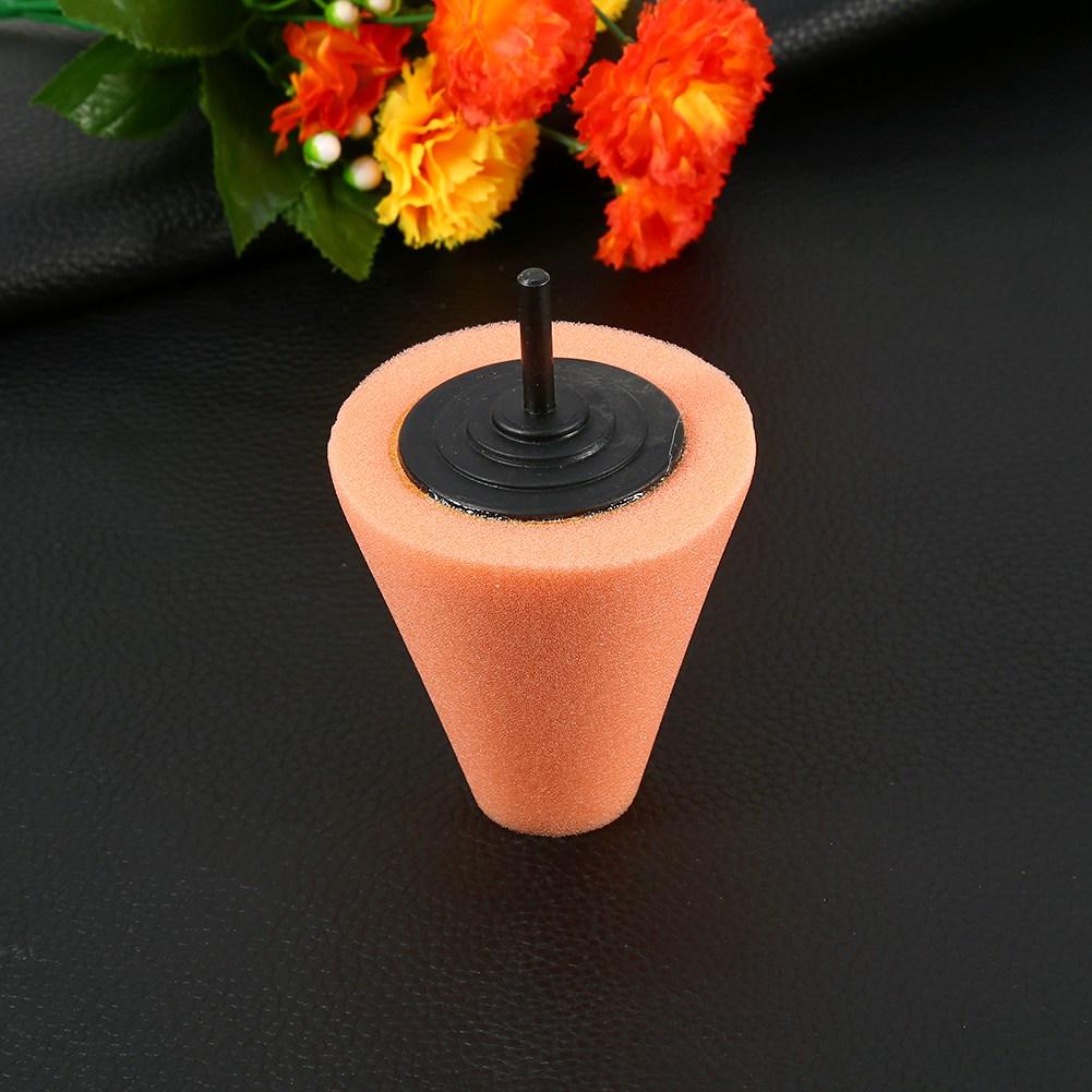1PCS Foam Polishing Cone Shaped Buffing Pads for Wheels  Use with Power Drill