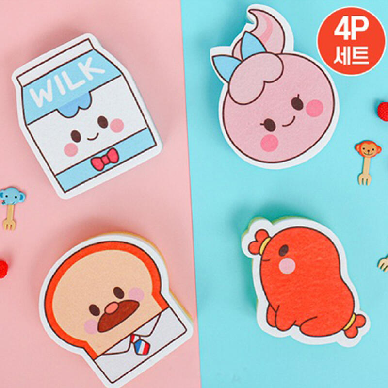 Bread Barbershop Washcloth 4P C24810