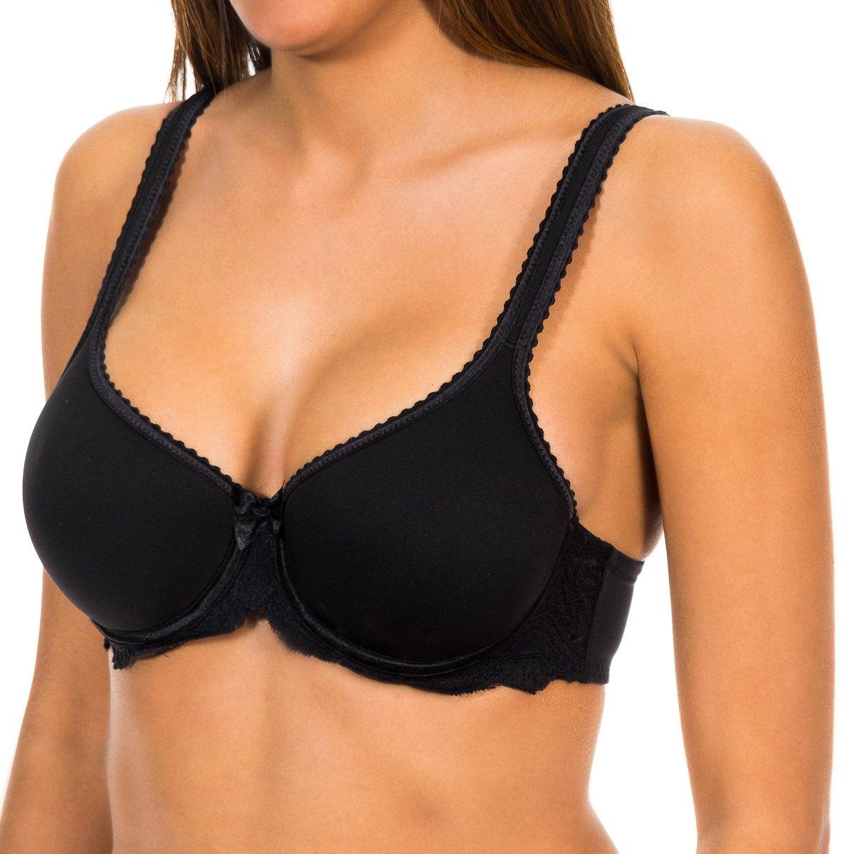 

Женский бюстгальтер на косточках P04MV с чашками 105 COPA B чёрный