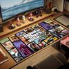 Tappetino Mouse Gta Colorato Grande Cuscino Tavolo da Gioco Antiscivolo Laptop Tablet Mousepad Grande Tappetino XXL Mini PC Playmat Con Bordo di Blocco