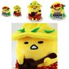 Cute Cartoon Plush Lazy Egg Toy With Hawaiian Ukulele 18cm To 20cm