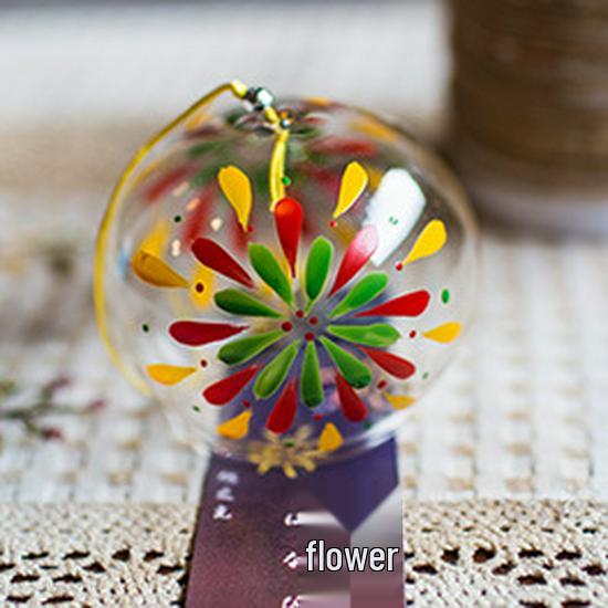 Cherry Blossom Glass Wind Chimes: Creative Home Décor & Spring Festival Gift