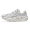 Anta Light Fabric Synthetic Leather Breathable Non-Slip Casual Fashion Trend Women sneaker Ivory-White Sand-Gray 922545521-1