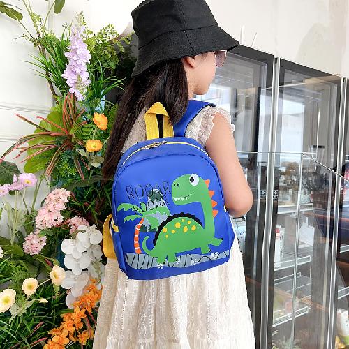 Cute Cartoon Dinosaur Baby Backpacks, Lightweight Adjustable Animal Schoolbag for Kindergarten Boys Girls, Kids Travel Daypack