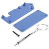 Aluminum Alloy Case for for Raspberry Pi zero w UltraThin DustProof Protective Shell(Blue )