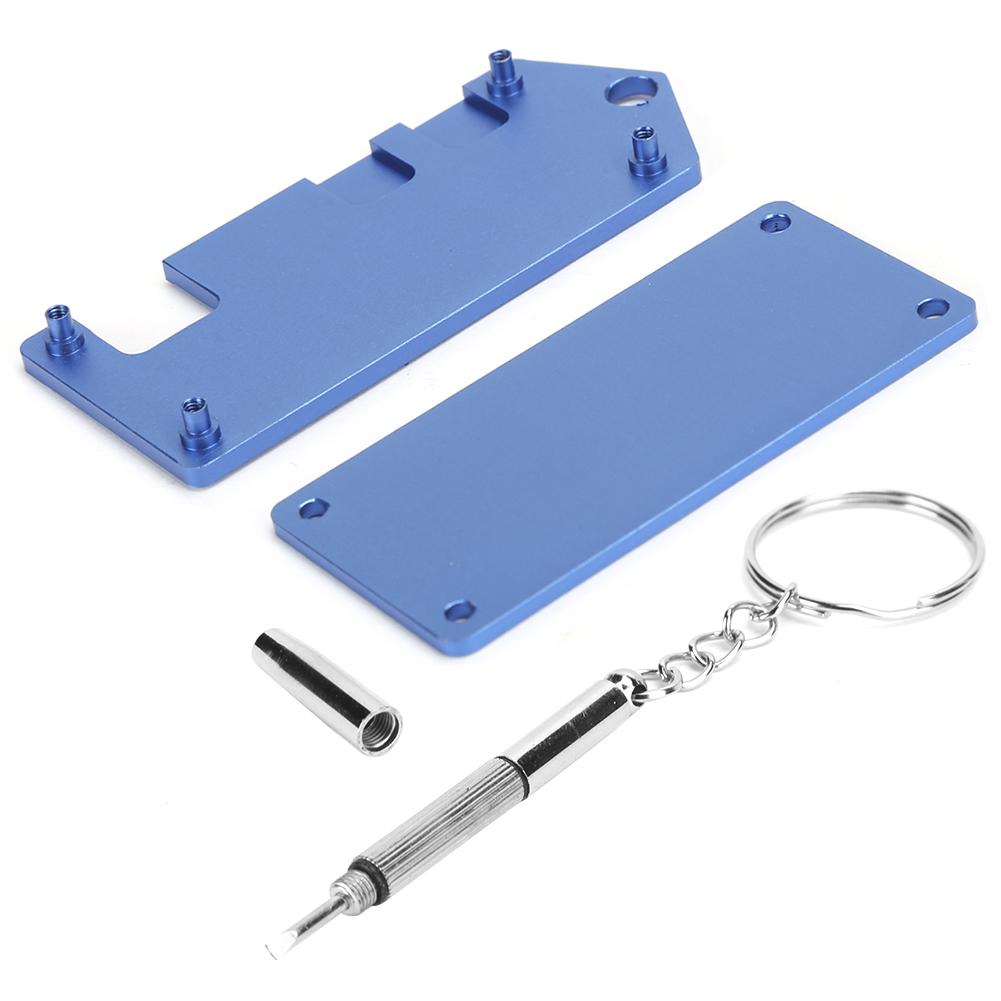 Aluminum Alloy Case for for Raspberry Pi zero w UltraThin DustProof Protective Shell(Blue )