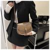2023 New Fashion Street Style Saddle Bag Casual Commuter Shoulder Bag
