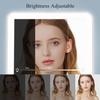 Rechargeable Travel Makeup Mirror , Portable Lighted Beauty Mirror