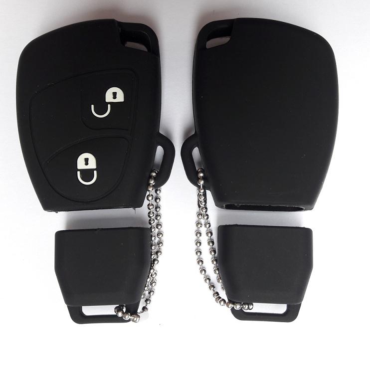 Fob Key Shell Silicon Car Key Case For Mercedes Benz B C E Ml S Clk Cl Cls Slk Class Sprinter 2 Button Remote Cover