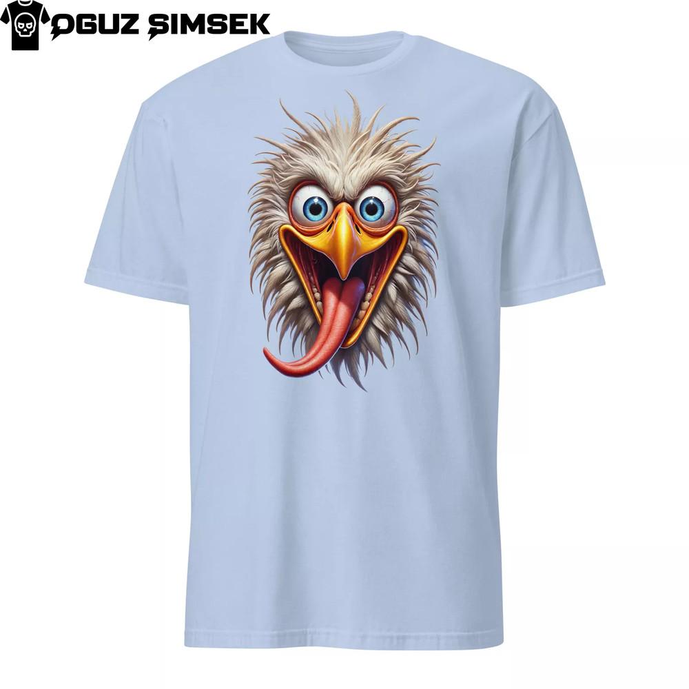 

Unisex Basic Softstyle T-Shirt Gildan | with Crazy Eagle Bird Graphic M