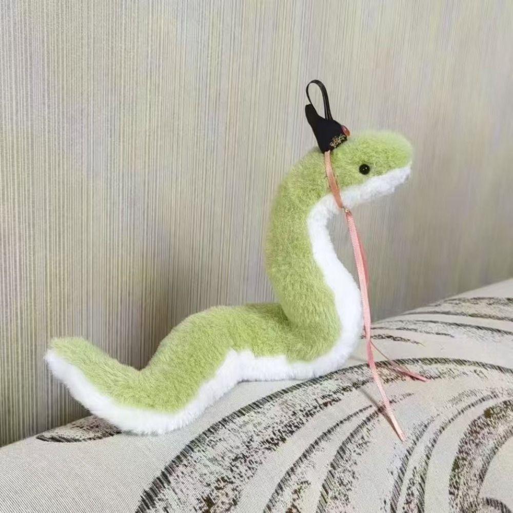 Plush Snake Stuffed Plush Doll Little Snake Green Snake Animal Doll  Children Gift
