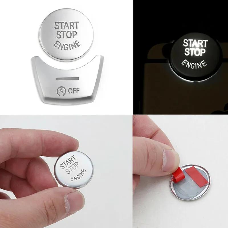 

Equipment Button Cover Start Engine Push Stop Accessories Chrome For BMW 5 / 6 / 7 Series F10 GT F07 2011-2017