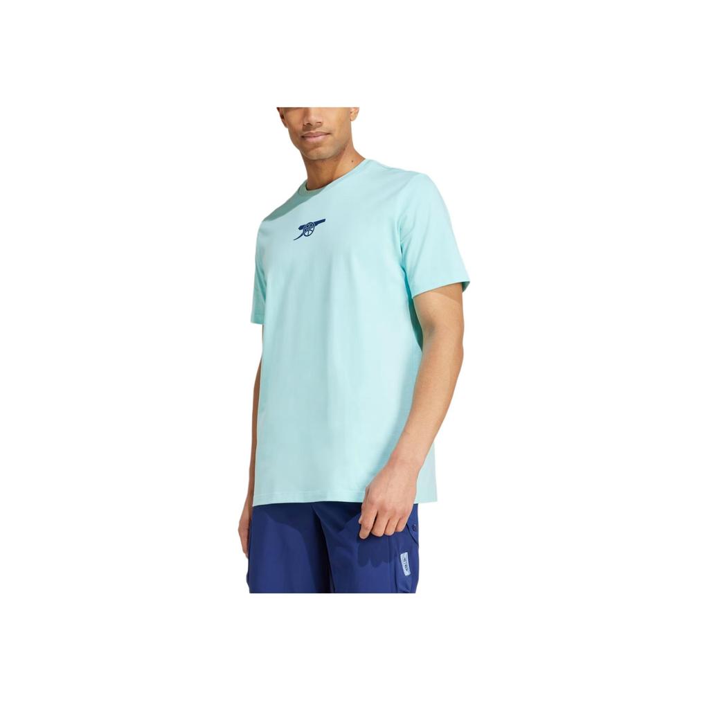 Adidas Camiseta de Fútbol de Manga Corta Cómoda Versátil Arsenal Hombre Tops Transparente-Aguamarina-Verde IT4100