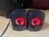 Mini USB Desktop Speaker Pair with Large Volume and Luminous Design for Computers and Laptops