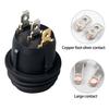 Reliable 3 Pin 3 Position Round Rocker Switch No Light Designs Round Boat Switch for Safe Use In Moist Conditions