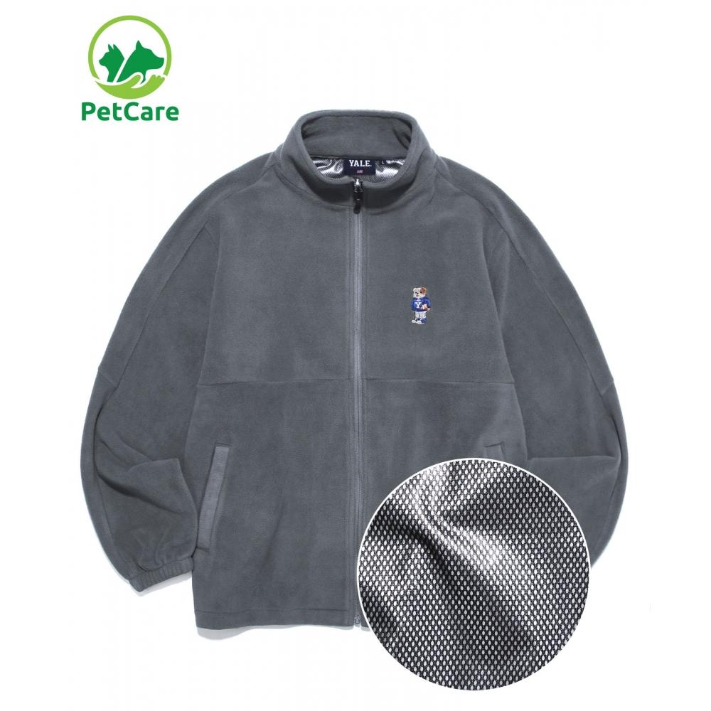 

ФЛИСОВАЯ СПОРТИВНАЯ КУРТКА YALE ТЕМНО-УГОЛЬНЫЙ