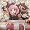 Spy X Family Ania Anime Wall Tapestry  Dormitory Bedroom Headboard Decorative Artwork for Fans