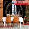 Set Of 2 Flat Printing Golden Mosque Chic Pattern Curtains Versatile Polyester Decorations Outdoor Perfect Curtain