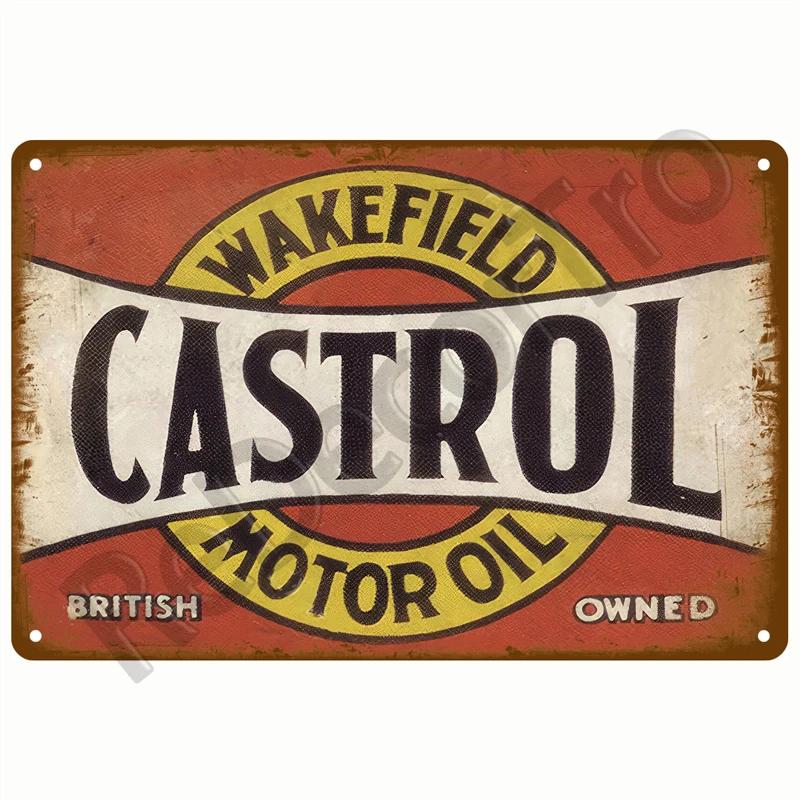 Retro Motor Oil Gas Tire Závodní plechová cedule Plakát Železné pláty Plechová cedule Garáž Bar Hospoda Klub Muž Jeskyně Dekor domova Nástěnná dekorace Umění