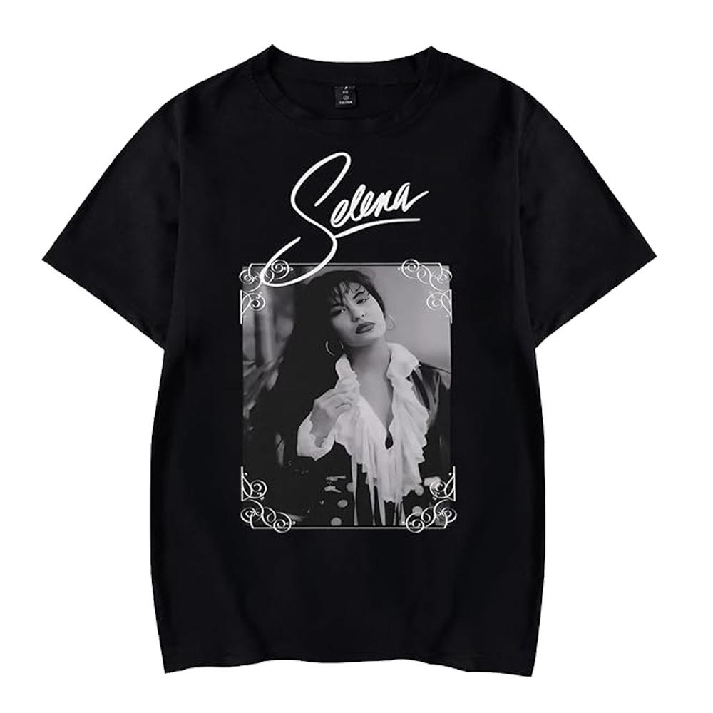 Singer Selena Quintanilla TShirt Women Short Sleeve Cotton Tshirts Casual Summer ONeck Cool Tees Shirt