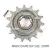 High-quality motorcycle transmission wheel skate wheel, fuel-efficient wheel, 428-15 tooth, 420-14 tooth small sprocket