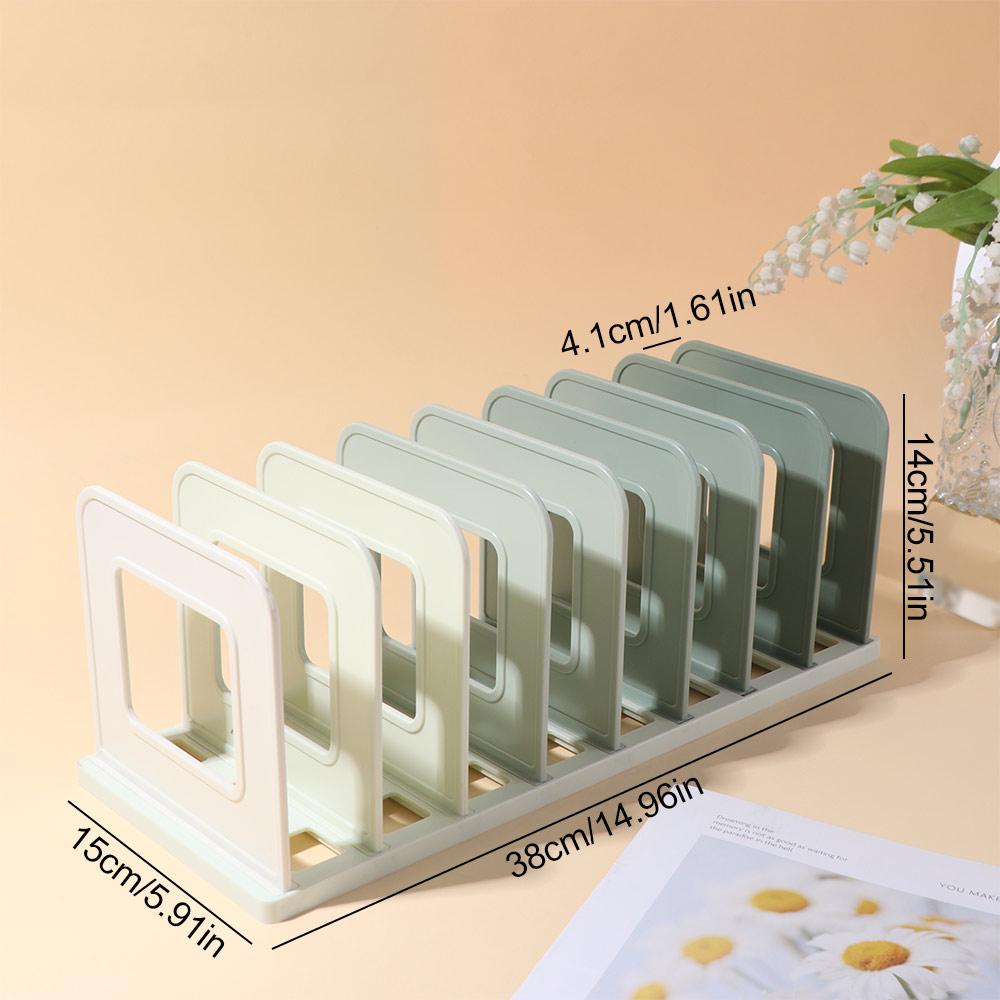 Non-slip Detachable Bookends Adjustable Book Display Rack Portable Desktop Book Stand  Classroom