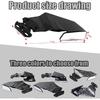 For ZX6R ZX636 ZX10R 2025 2024 Motorcycle Invisible Winglet Mirror Kit Adjustable Rearview Mirror Wind Wing Reflector Spoiler ZX-6R ZX-636 ZX-10R