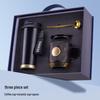 JILIFA Black Stainless Steel Coffee Mug Set