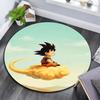 Goku Cartoon pattern round rug,Carpet Rug for Living Room Bedroom Playroom ,Non-slip Floor Mat,Holiday Gifts and Birthday Gifts.