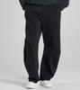 Beoteunseoul Lycra Curved Elastic Waist Pants (Black)