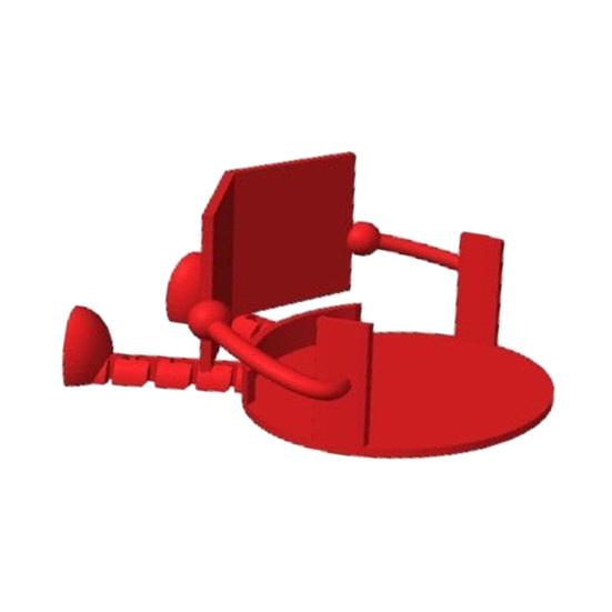 Napkin Holder Number 67 Shape Sitting Design Paper Towel Rack Easy Installation Bathroom Decor Organizer