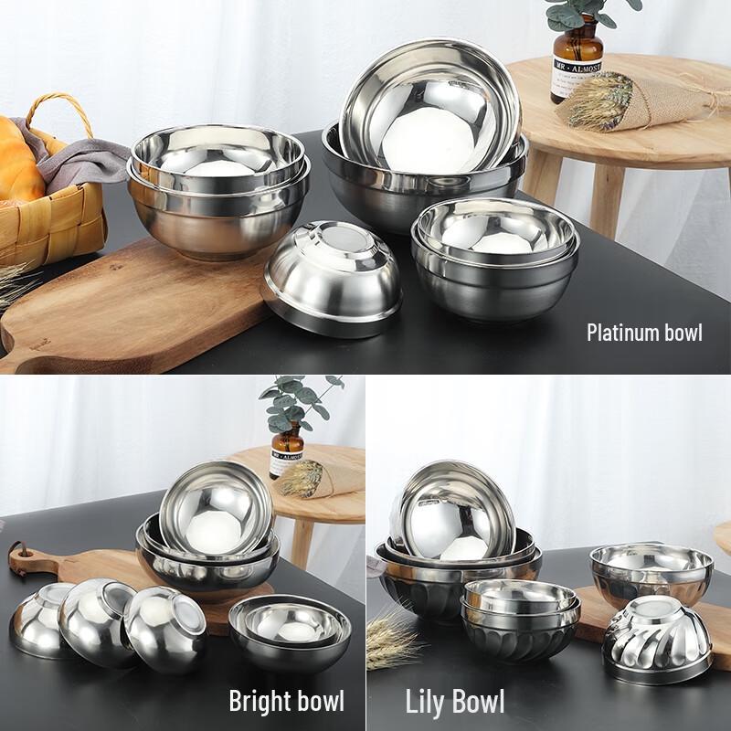 Kids' Double-Layer Stainless Steel Insulated Bowl