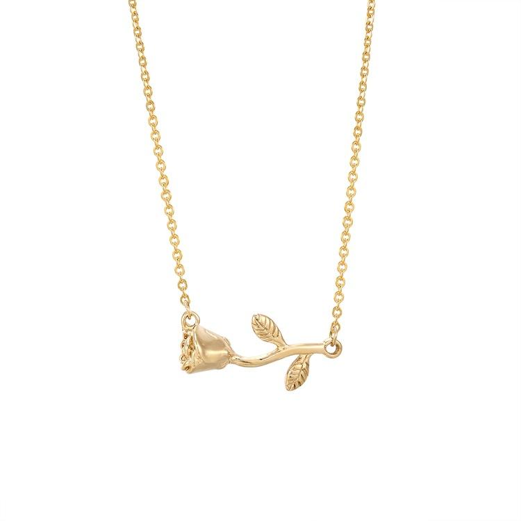 Ожерелье Женское Нишевое Розовые Украшения Винтажное Ожерелье Простое Ожерелье Украшения Премиум Прочное Качество Полезное Практичное