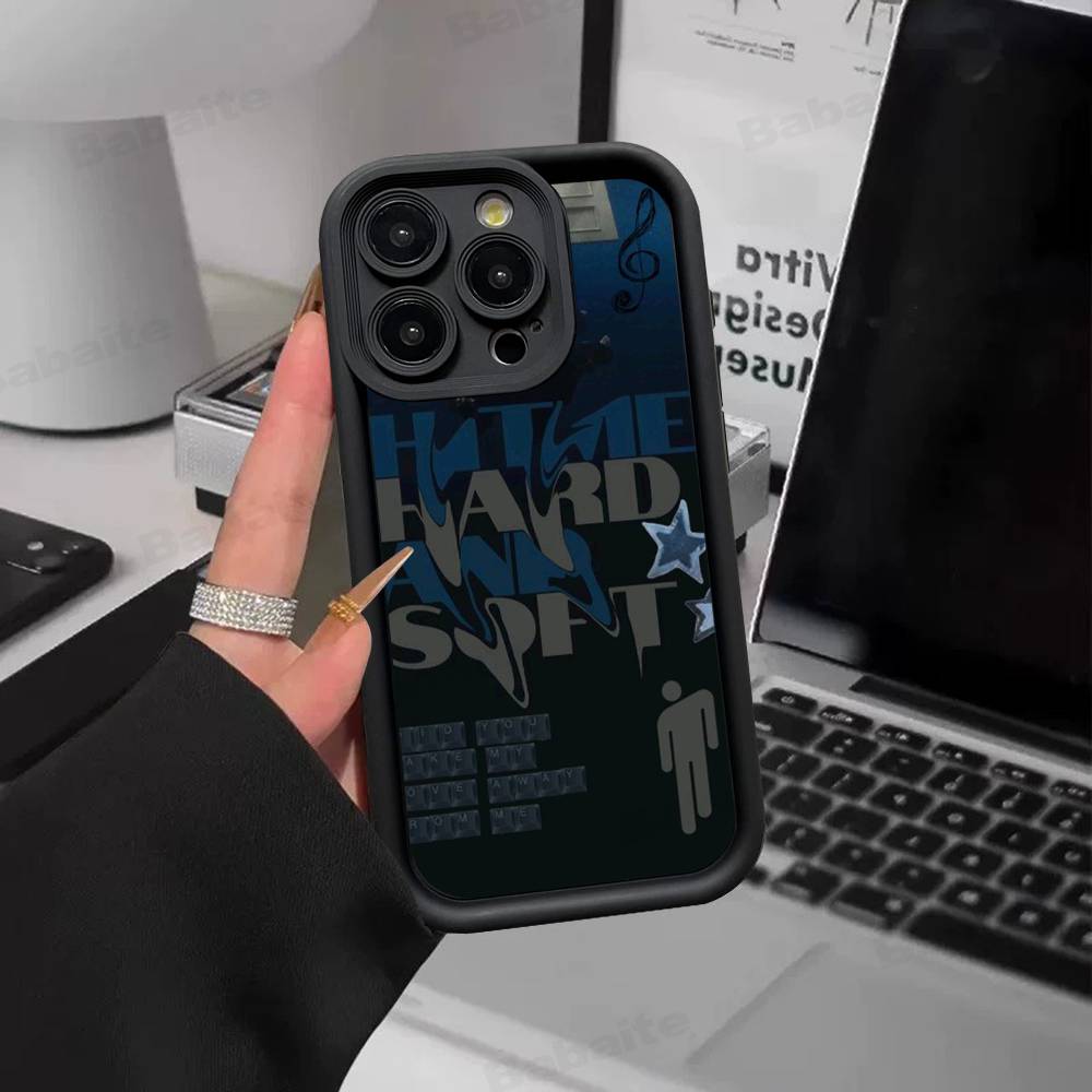 

Чохол для телефону Pop E-Eilish Star B-billie Для IPhone 17 16 15 14 13 12 11 Pro Max 16E Plus INS М який чохол iPhone 14pro max