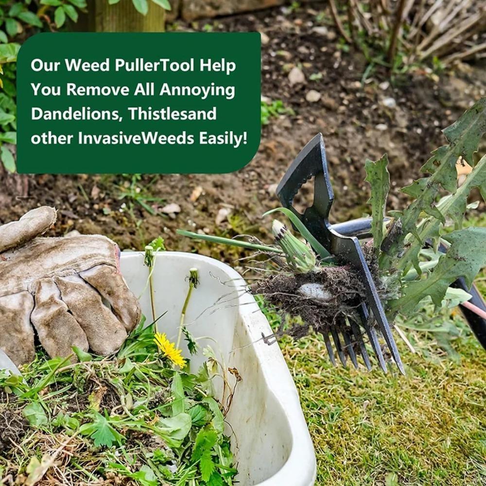 2 In 1 Garden Weeding Tool Manual Weed Grass Rooting Tool Puller Shovel Weeding Removal Hand Gardening Loose Soil Tools