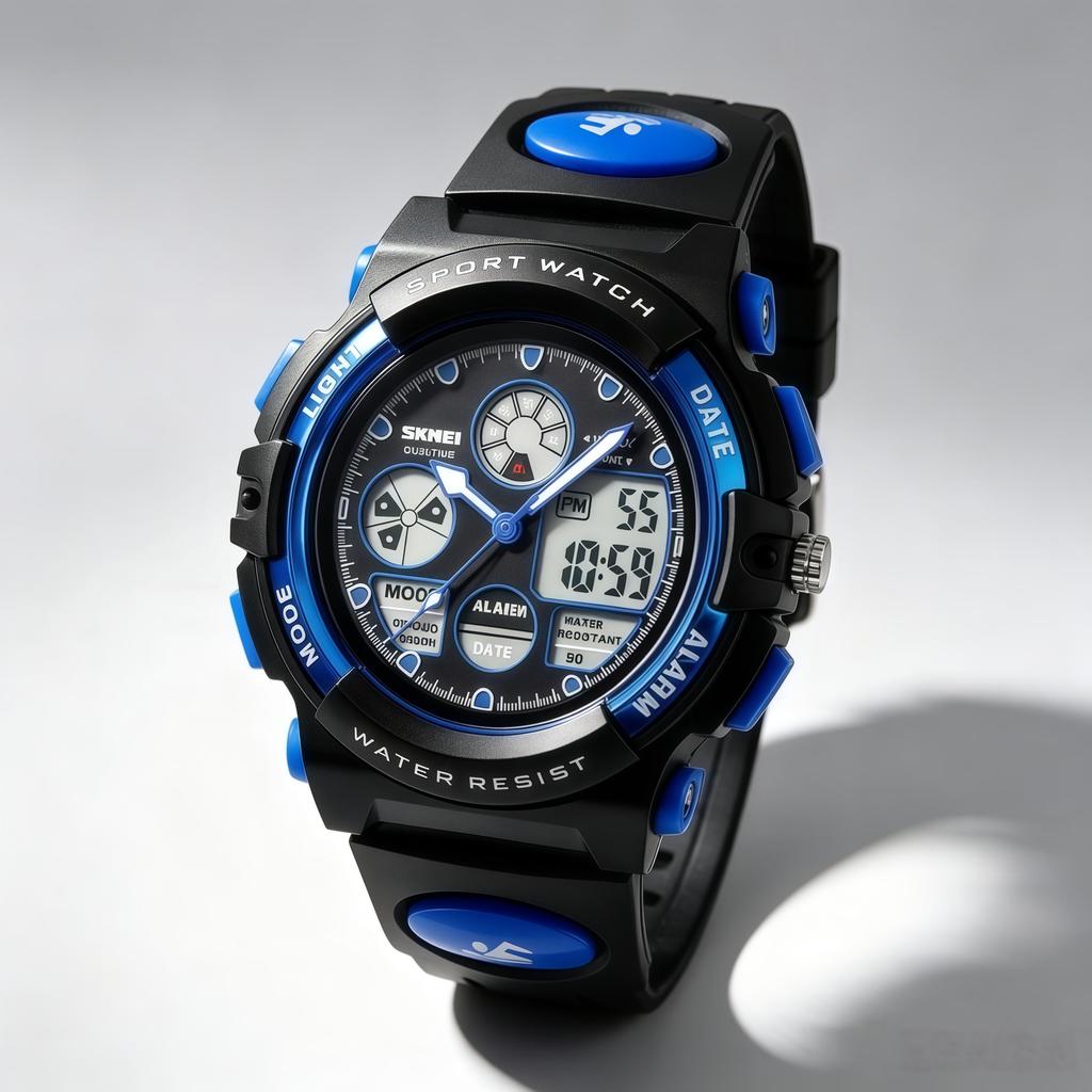 Kids Watch SKMEI Dual Movement School 50M Waterproof 1163