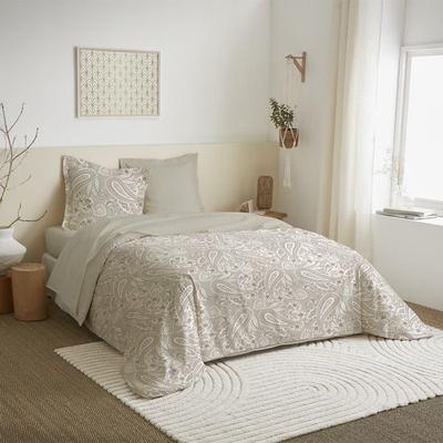 4-piece Bed Sheet Set for 140 X 190 Cm Bed Natural Cashmere