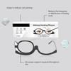 Foldable Glasses For Makeup Reading With High Clear AC Lens And PC Frame Perfect For Home Office Travel Everyday Use