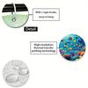 4Pcs Underwater World Shower Curtain Set with Non-Slip Bath Mat, Toilet Lid Cover, Contour Rug & 12 Hooks, Bathroom Decor