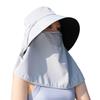 Large Brim UV Protection Ponytail Sun Hat