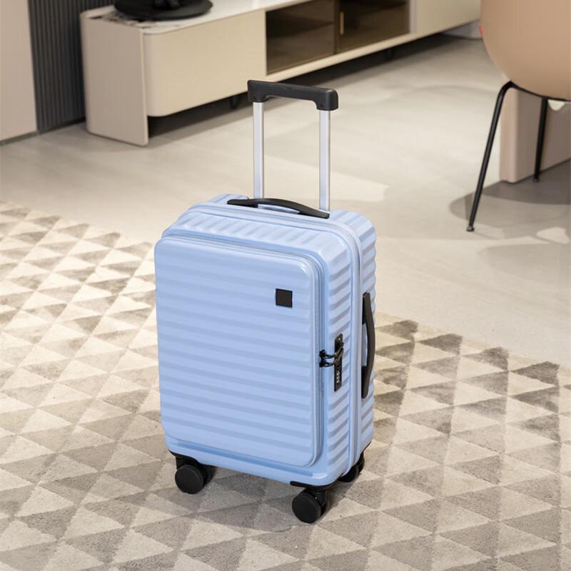 OEING Front-Opening Expandable Luggage 24 inch