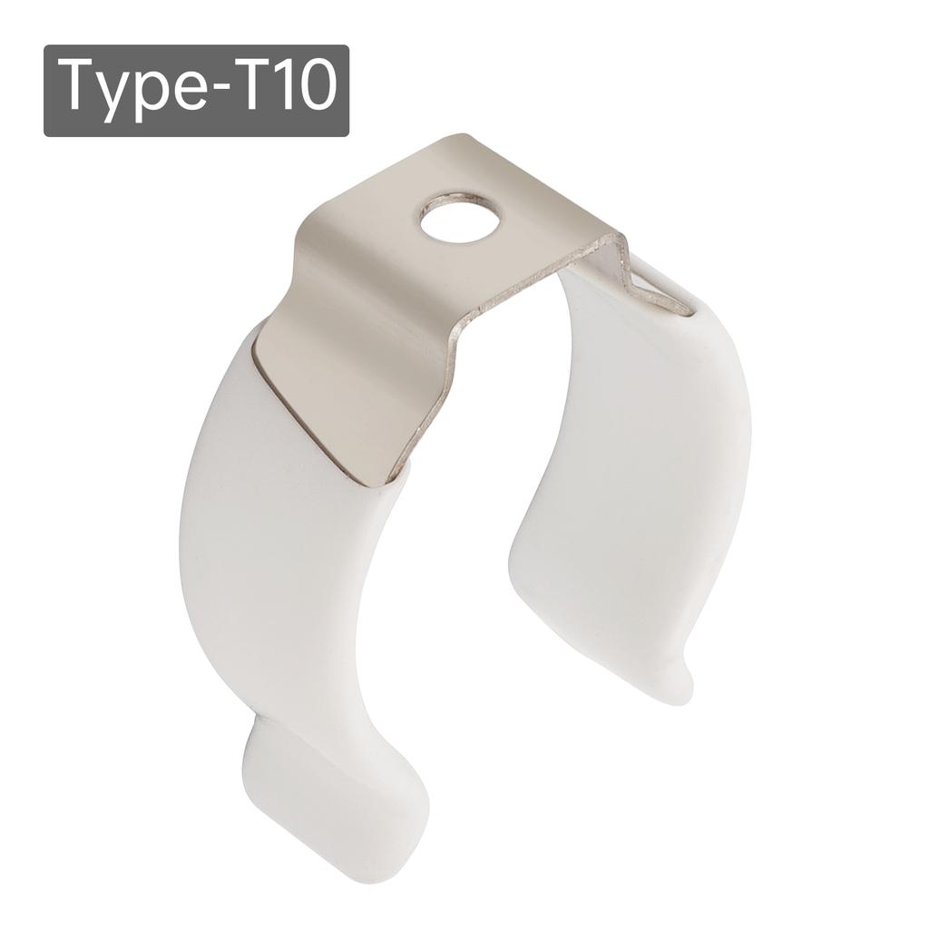 U Clips Holder Bracket T5 - T12 Type Prevent Sagging Plastic Dipped Clamps Lamp Support Lampholder for Fluorescent Tubes Mounting / LED Light Bulbs