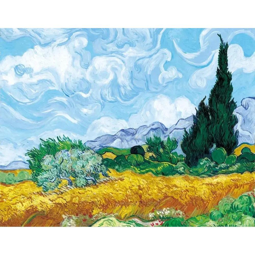 Natural Landscape HD Print Van Gogh Masterpiece Poster Starry Sky Sunflower Canvas Painting Modern Home Decor Wall Art Picture