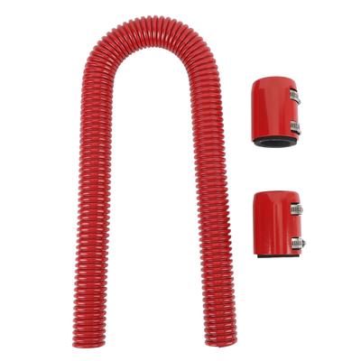 36-tums Flexibelt Rostfritt Stål Kylarslangskit Med Billetklämmor Universell Flexibel Kylare