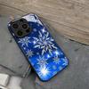 Husă de telefon din sticlă securizată cu fulg de zăpadă de Crăciun Pentru iPhone 17 16 Pro Max 15 14 13 12 Rezistentă la șocuri Capac Spate Dur Carcasă Telefon