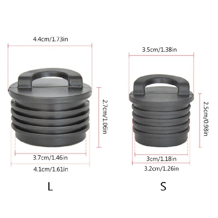 4 Pcs Kayak Scupper Plug with Handle Canoe Boat Scupper Stopper Replacement
