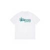 Stussy Short Sleeve T-Shirt Teens Loose Fit 270g Cotton Round Neck Casual Wear