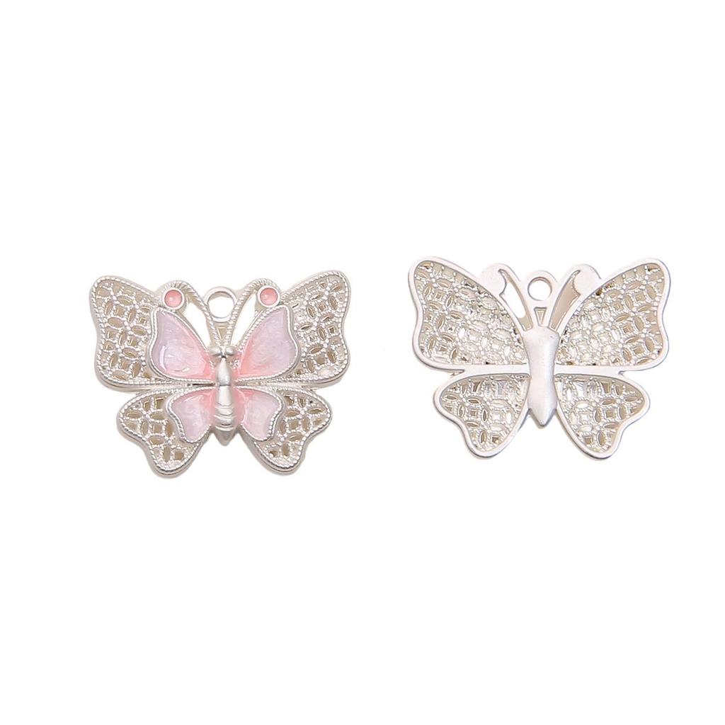 1pc/bag Alloy Matte Dripping Oil Pendant DIY Bracelet Necklace Earrings Jewelry Accessories